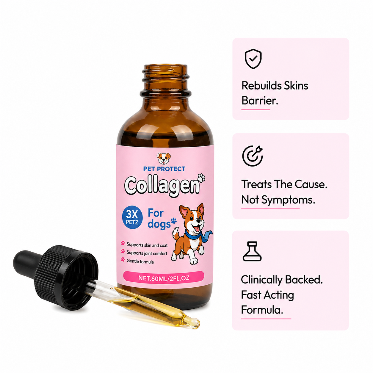 Pet Protect Premium Liquid Collagen